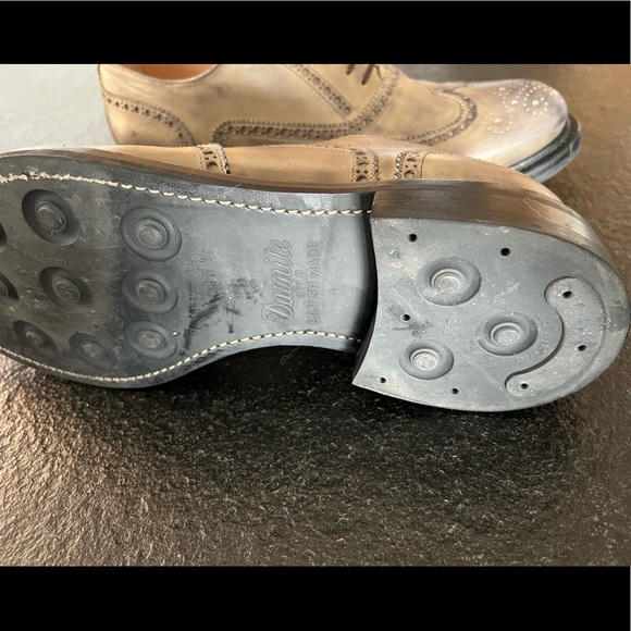 O'Keeffe Rustic Leather Wingtip Brogues size 8.5UK - Picture 4 of 6